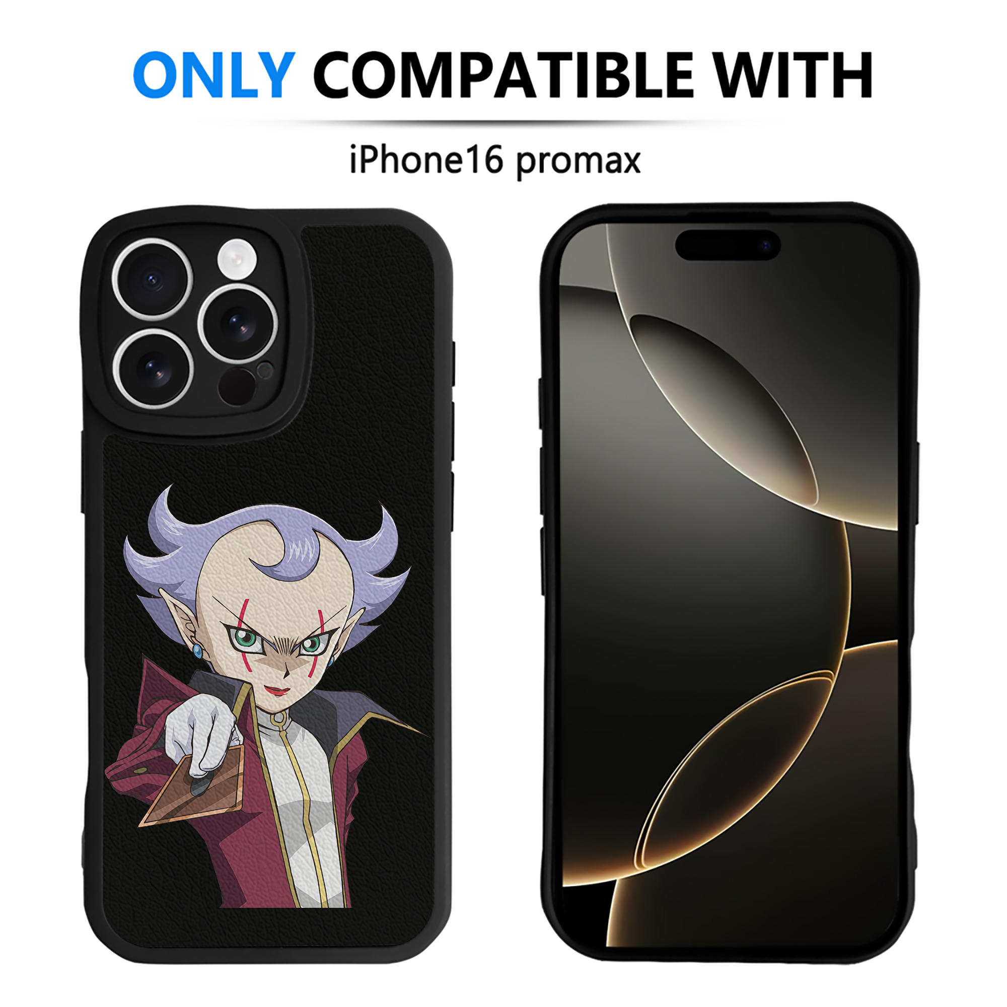 遊☆戯☆王 Yu-Gi-Oh! 【iPhone 16シリーズ対応】シリコンスマホケース（レザー調） 材質：シリコン